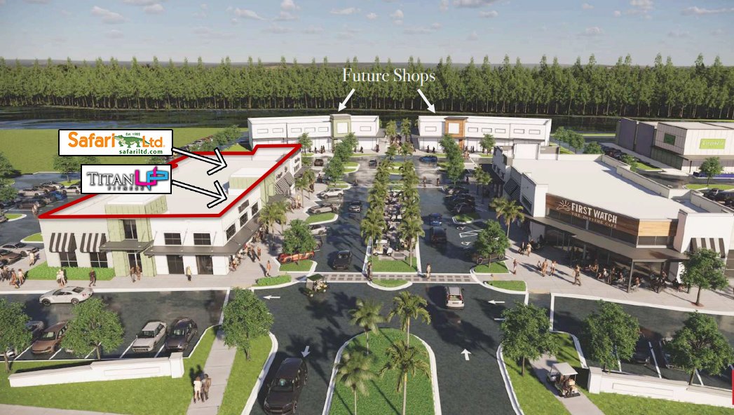 This rendering shows the future location of ToyTopia by Safari Ltd. In the Nocatee Town Center.